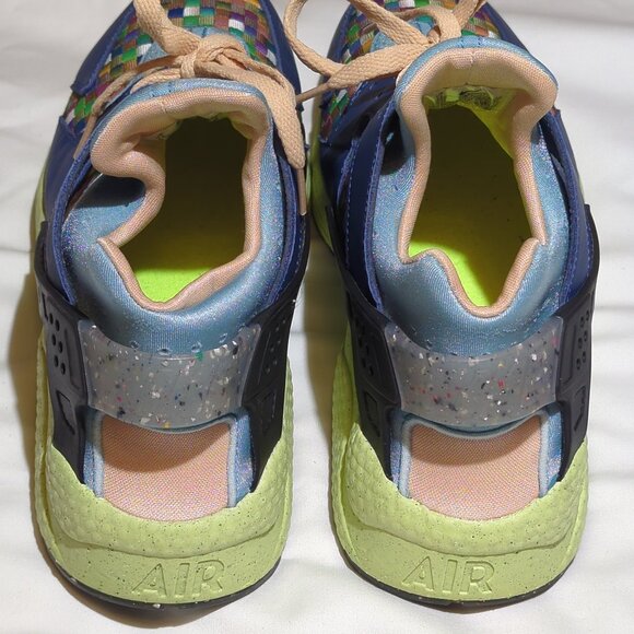 Nike Air Huarache Crater Premium Multi-Color Woven Men's 11 Like New - Picture 6 of 9